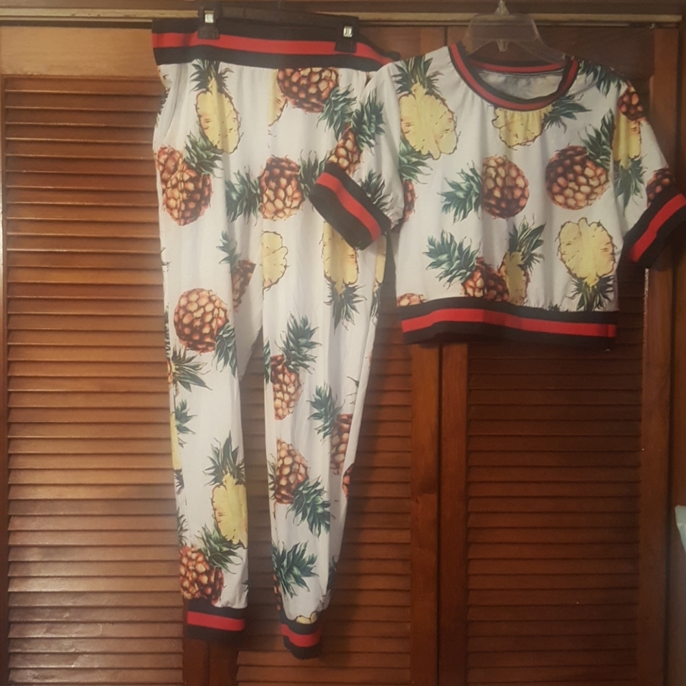 2 piece crop outfit